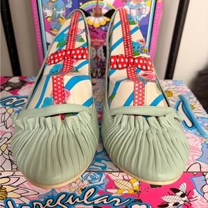 Irregular Choice Mint kitty heels✨
